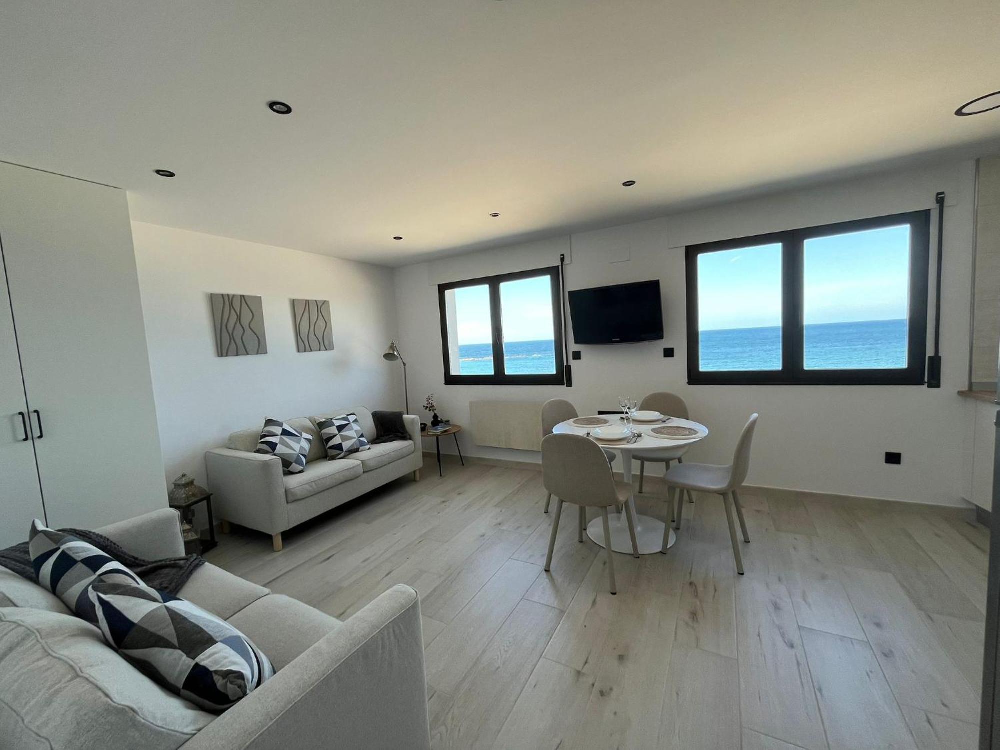 Apartamento Burela Paloma Playa Esterno foto